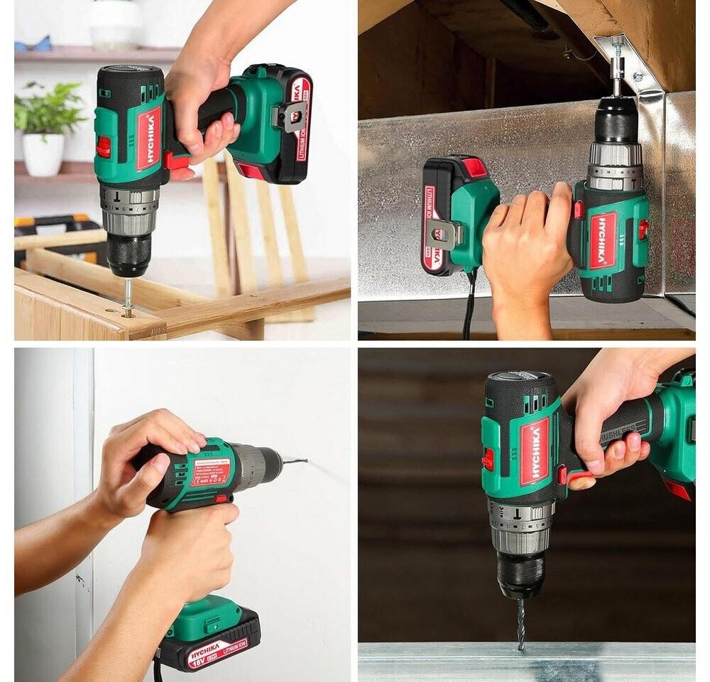 Дрель-шуруповёрт HYCHIKA B088K58DXP (2x batteries)