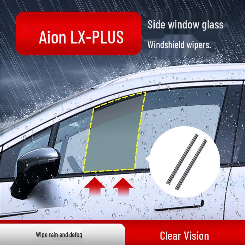 

Aion LXplus Car Side Window Rainproof & Anti-Fog Double Scraper Rubber Wiper Blade Other