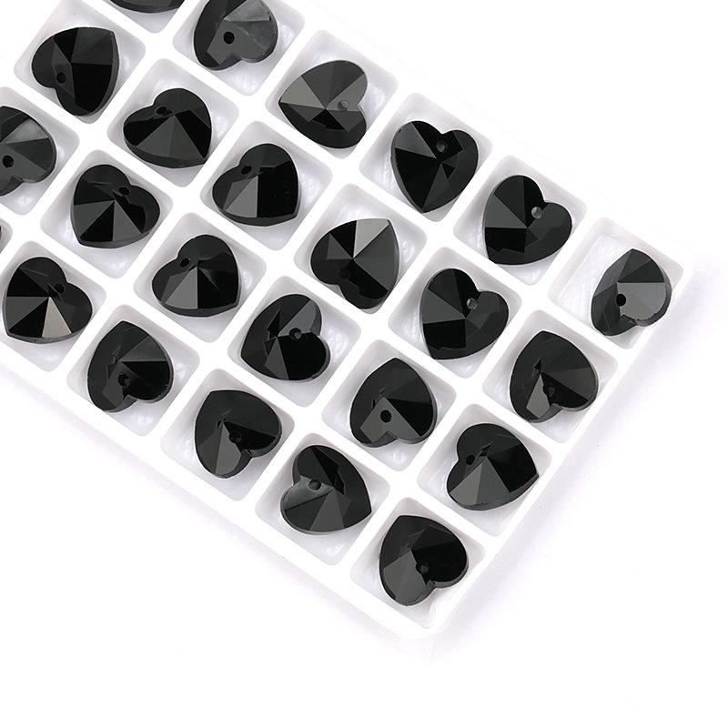 Best Quality 14mm 28pcs/pack 6228 Heart Pendant Austria Charms Crystal Heart Beads Gems for Jewelry Accessories Earring Making