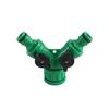Y-Anschluss wiederverschließbare Schnellkupplung Tropfbewässerungssystem Adapter 3-Wege-Ventil