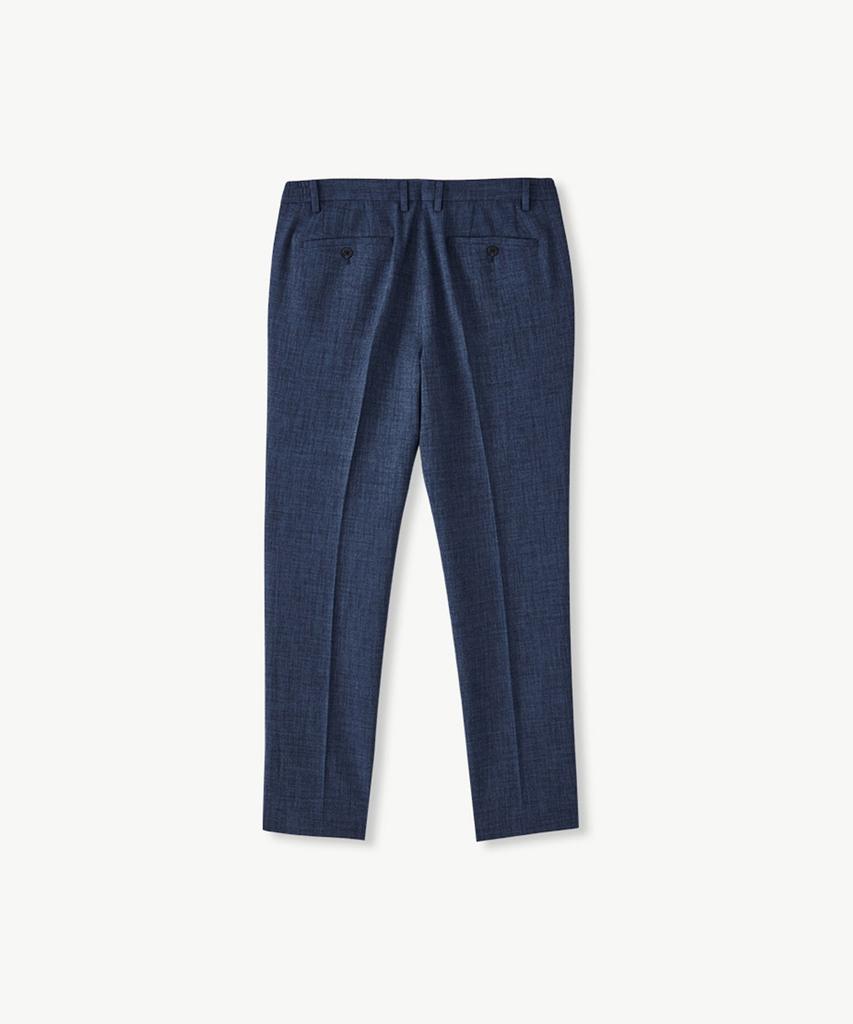 STCO Two-Tone Texture Lightweight Summer Slacks_Blue (Tapered Fit)_Sepvb06Tsl