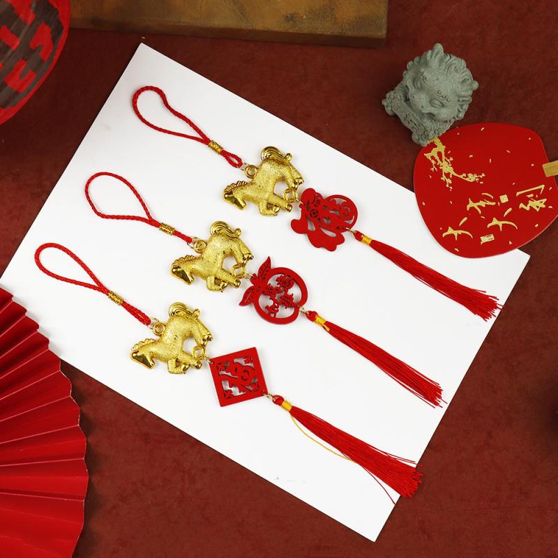 2026 Chinese Spring Festival Horse Year Red Pendant Event Home Decoration Shopping Mall Ornament