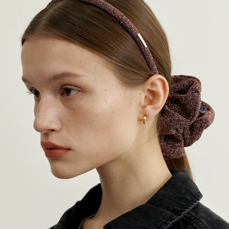 LOVE ME MONSTER Glitter Hair Scrunches L_3Color