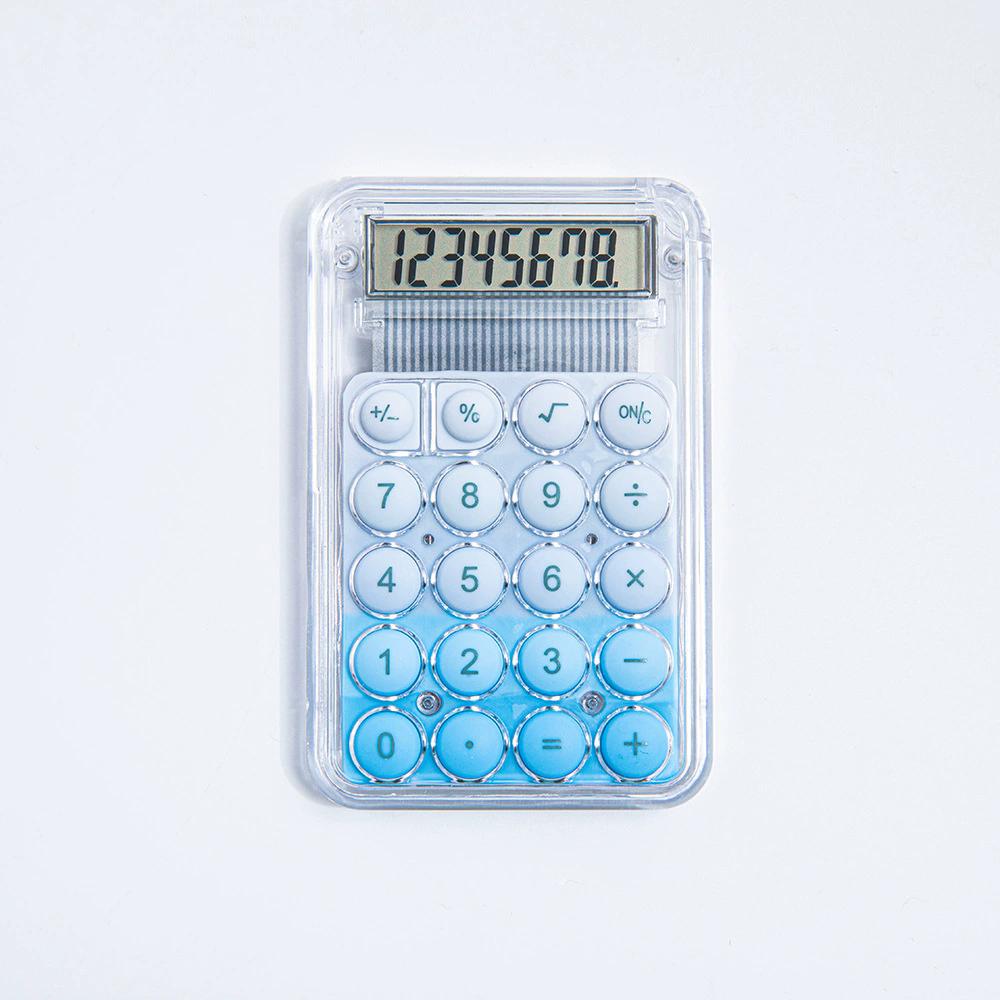 Calculator Student Cute High Value Calculator Small Portable Transparent Candy Color Calculator