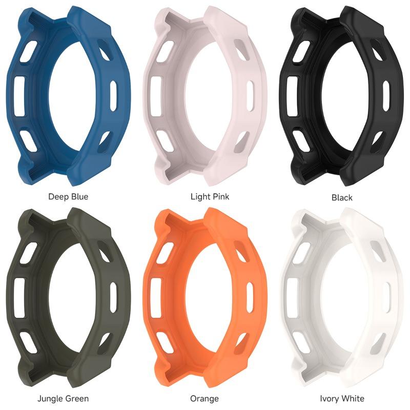 Voor Huami Amazfit T-Rex3 Pro 44mm Beschermhoes Voor Amazfit T-REX 3 pro 44mm Frame TPU Pantser Holle Cover Beschermende Shell Case