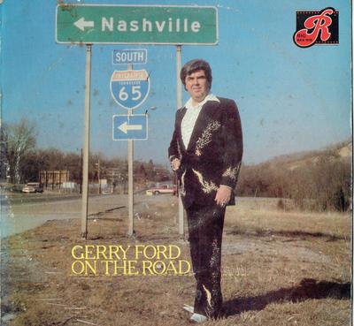 LP Record GERRY FORD - On The Road BRA1010 Big R Records 1981 UK Folk Used