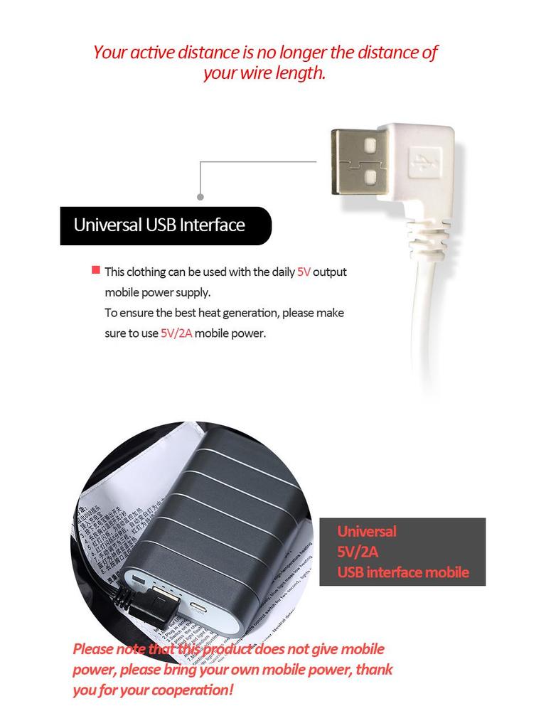 USB-Powered Heated Winter Coat: Smart 11-Zone Temperature Control for Men and Women