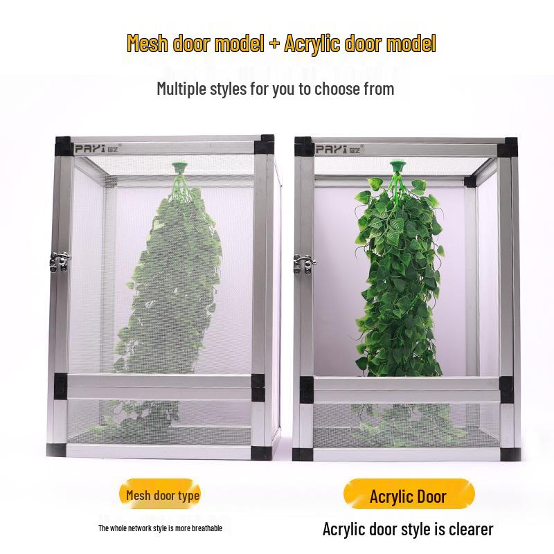 PAYI Aluminum Reptile Terrarium: Breathable & Disassemblable for Chameleons, Lizards, and Snakes