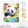 Frame Diy Paint By Numbers For Adults Kits Panda Animals Handicrafts Numbers Painting For Home Wall Art Picture 40x50cm