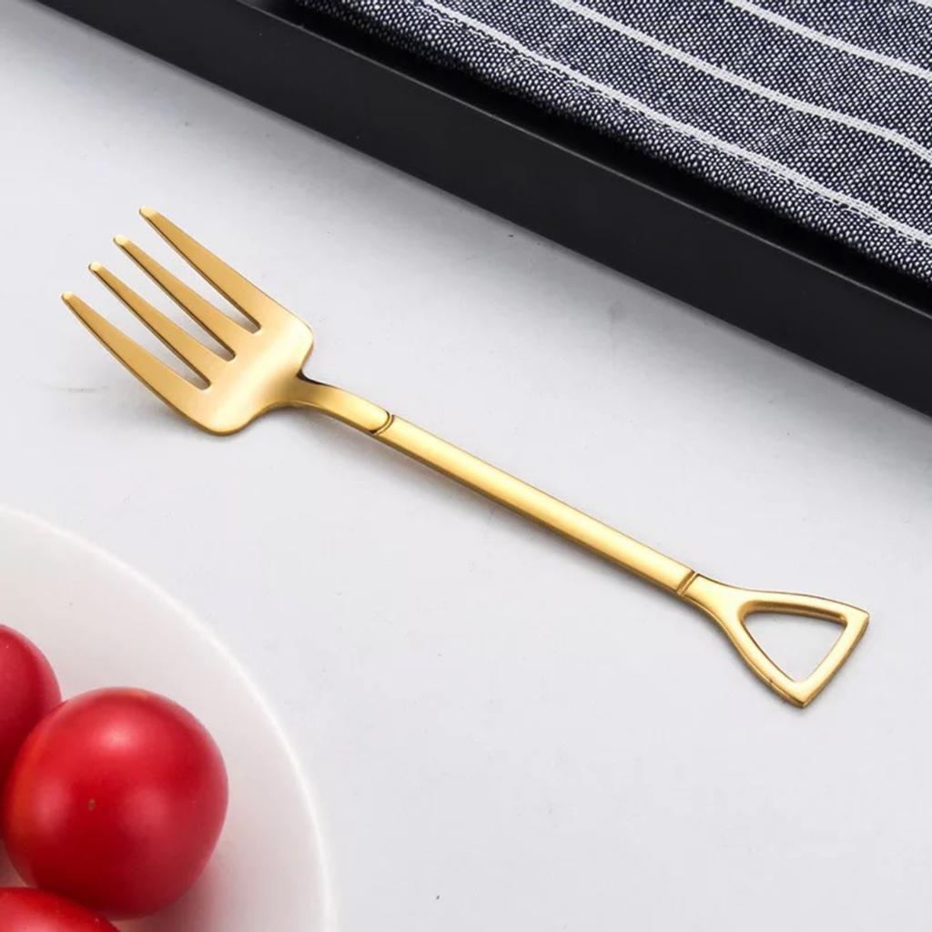 Premium Stainless Steel Shovel Fork Easy to Clean Fine High Quality Elegance