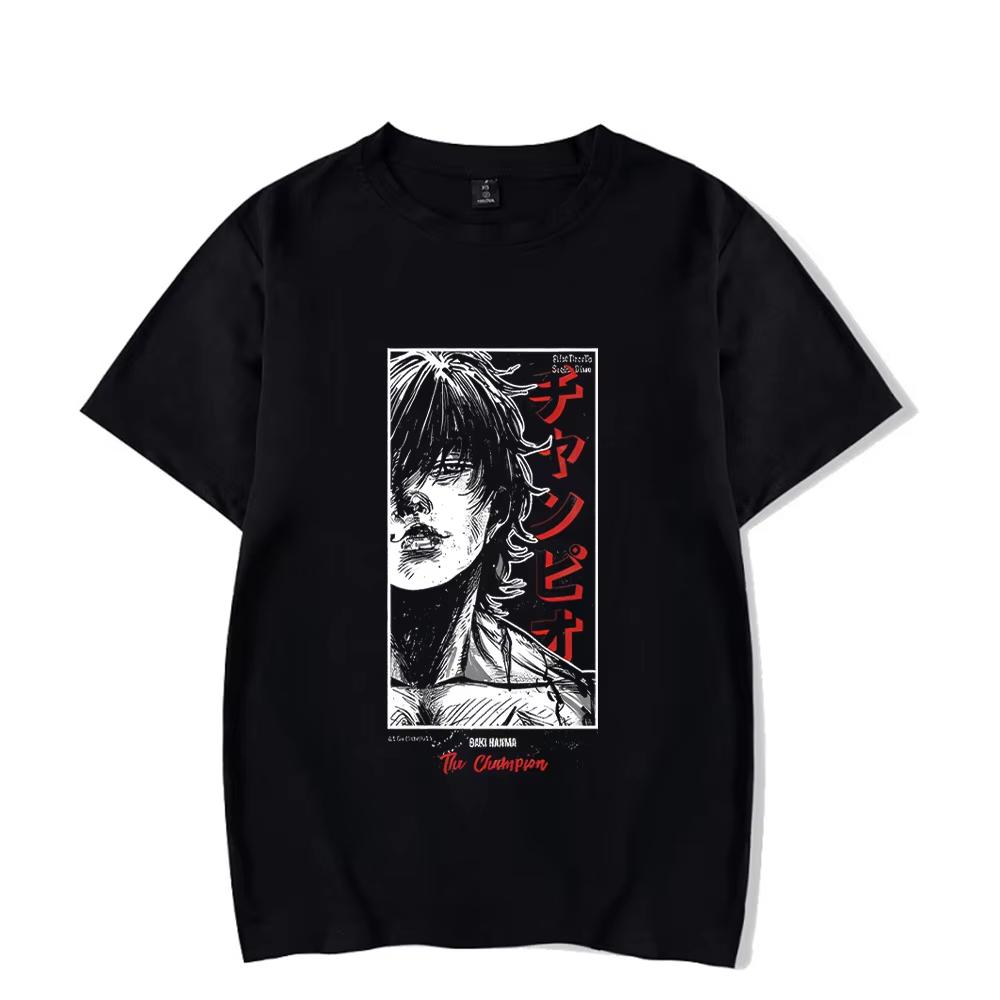 Hip Hop T-Shirt Anime Printed Streetwear Short Sleeve Vintage Japanese Graphic T-Shirt Men Harajuku Daily Wear Cool Top
