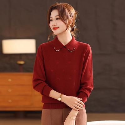 Stylish Doll Collar Sweater: Age-Defying, Light Luxury Lapel Top for Women (2026 Edition)