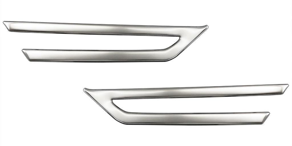 BRIGHTZ DG5 Finish Stainless Steel Front Bumper Corner Moulds WR-V Ultra-Mirror (2-Piece) [COR-MOL-032]