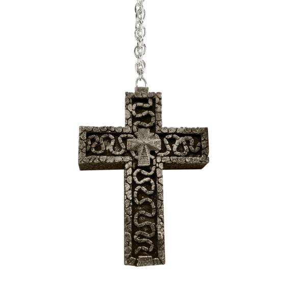 Squid Necklace Chinese Character Ten-Shaped Pendant Necklace with Secret Compartment