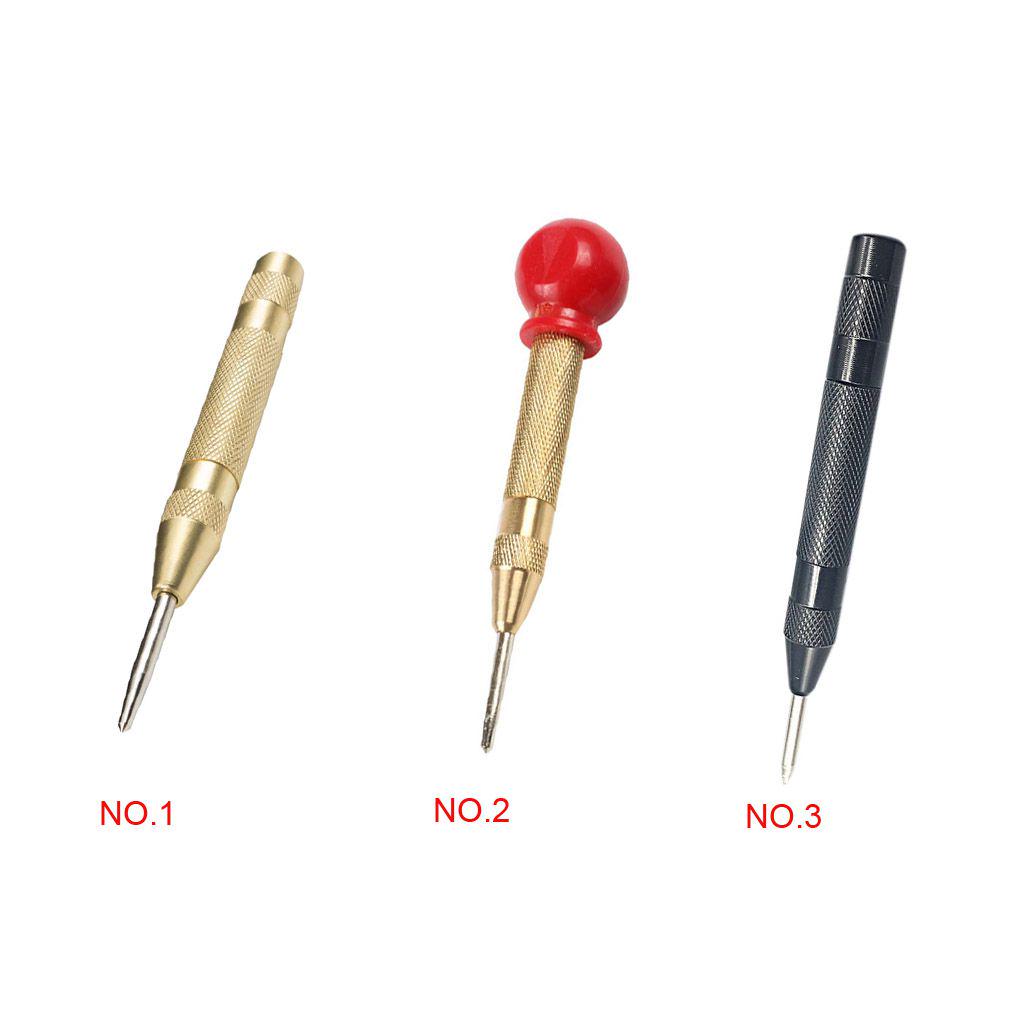 HSS Center Punch Spring Locator Hand Drilling Tools Wear-resistant Window Breaker for Household Industry Using Device