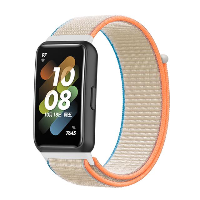 

Nylon loop band For Huawei band 7 8 strap accessories Smart watch replacement belt wristband Sport bracelet Huawei band 9 correa Huawei band 7 молочный белый