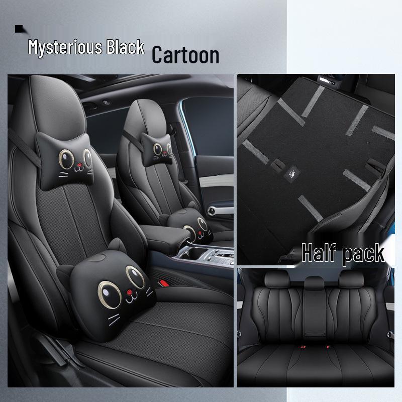 LTCS Car Seat Cover for BYD Yuan PLUS: Sports Leather, All-Season Cushion