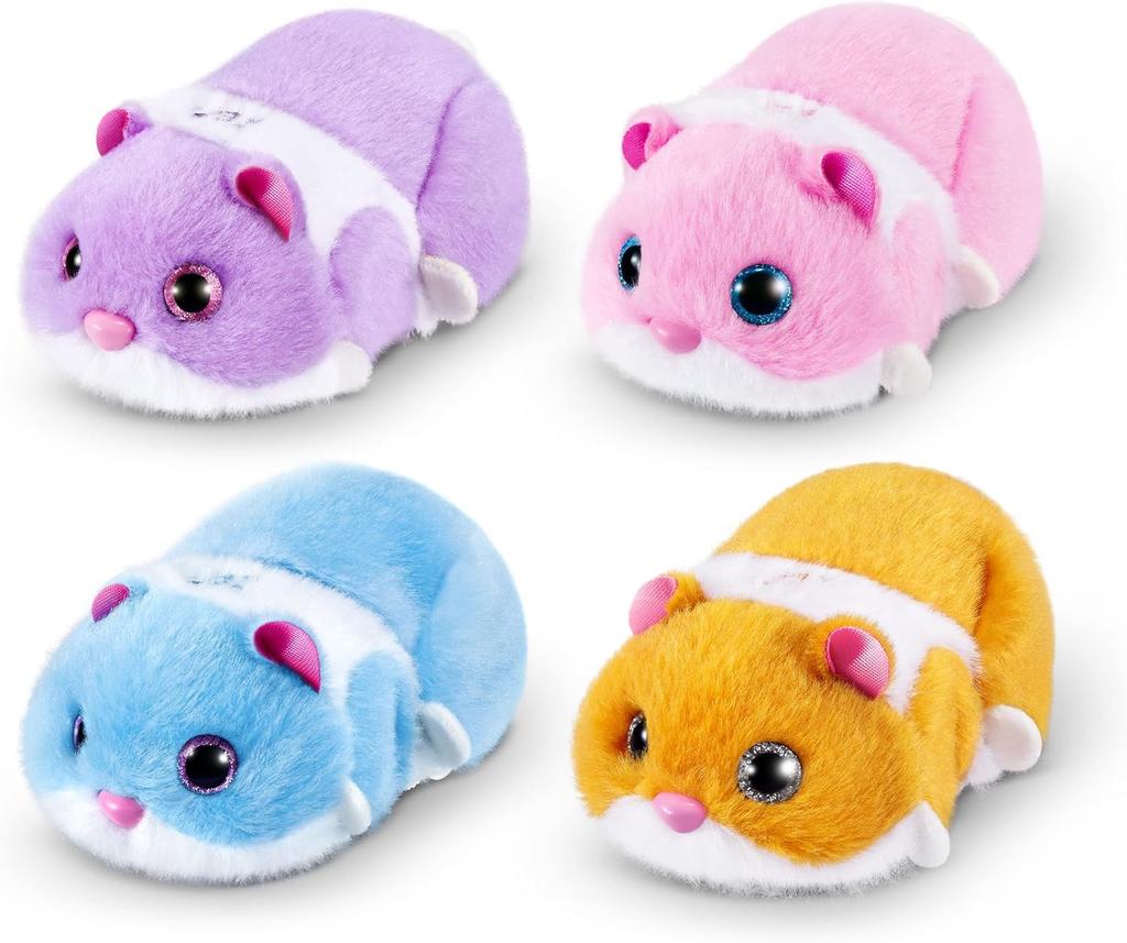 Pets Alive Hamster (Purple) Electronic Pet Plush Toy That Roars and Runs Around [Used]