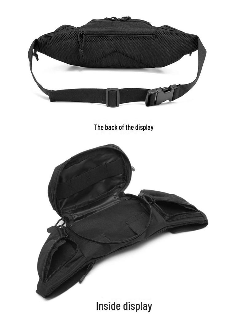 Outdoor Waterproof Camouflage Waist & Chest Bag - Unisex, Multi-Function for Fishing