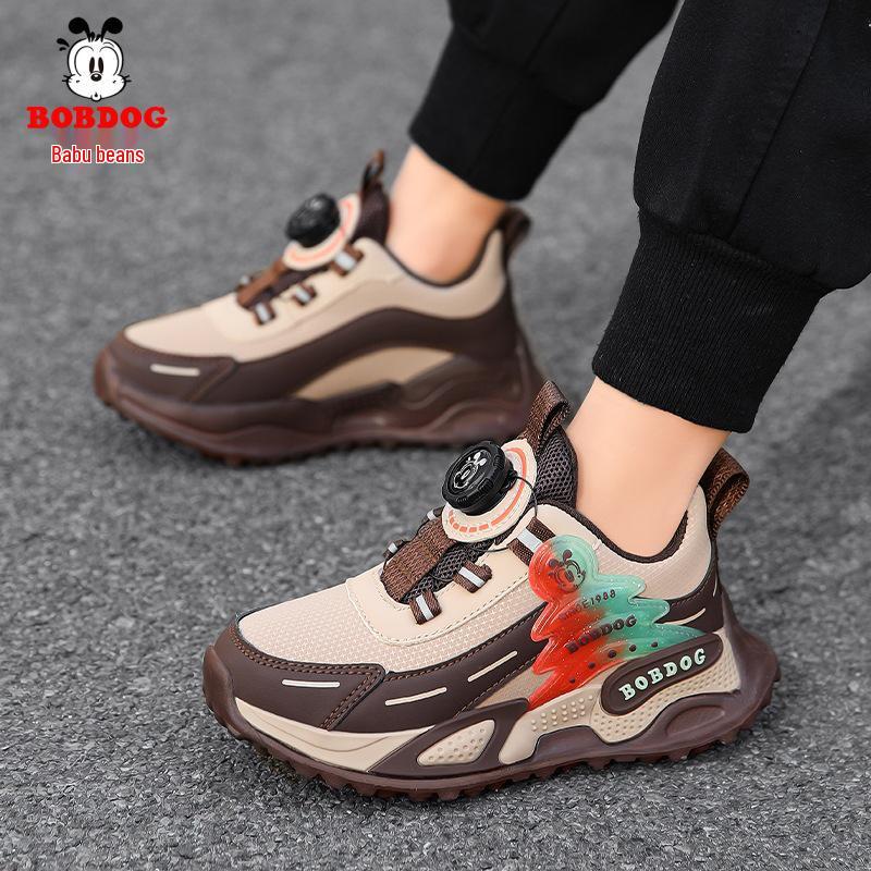 Bobodou 2025 Spring Boys' Breathable Mesh Running Shoes for Kids