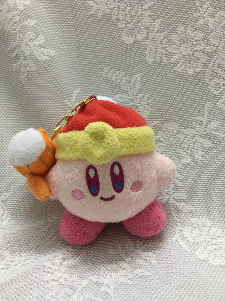 Kirby Pearl Chef Plush Toy Keychain With Dot Cap For Kids And Collectors