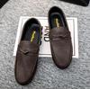 Spring Summer Men's Flats Shoes Men's Young Casual Leather Shoes Soft Soles Social Young Men's Loafers Chaussure Homme M915
