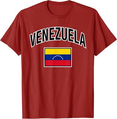 Venezuela Flag Proud Venezuelan TShirt Women Unisex Vintage Fashion Casual High Quality Cotton Printed Tshirt Outdoors Aesthetic