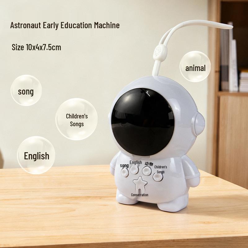 Infant Astronaut Bilingual Educational Toy: Bedtime Nursery Rhymes & Stories Learning Machine