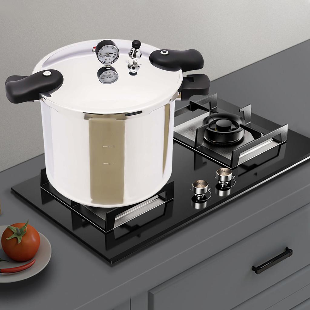 22L 90Kpa Thickened Explosion-proof Pressure Cooker Pot Large Capacity Stew Pot Aluminium Alloy Pressure Canner