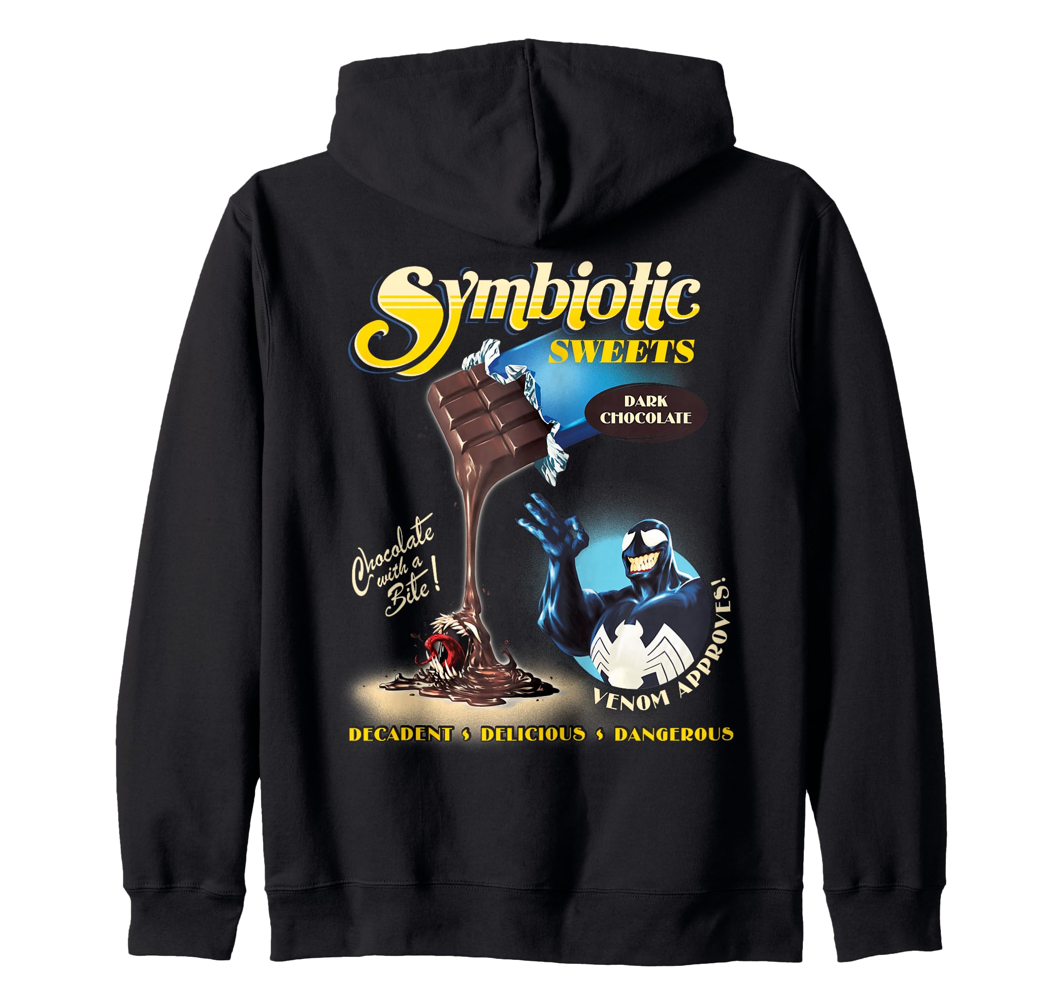 

Marvel Venom Symbiotic Sweets Dark Chocolate Bite Zip Hoodie
