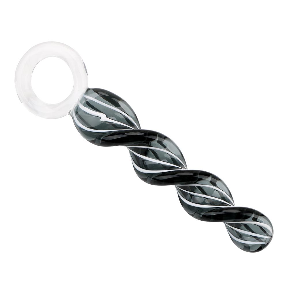 Crystal Penis Spiral Anal Plug Prostate Massager Sex Toys for Women Men Glass Vaginal Stimulation Butt Plug