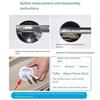 ABS Smooth And Sturdy Push Button Toilet Flush Replacement Toilet Push Button Flush Replacement