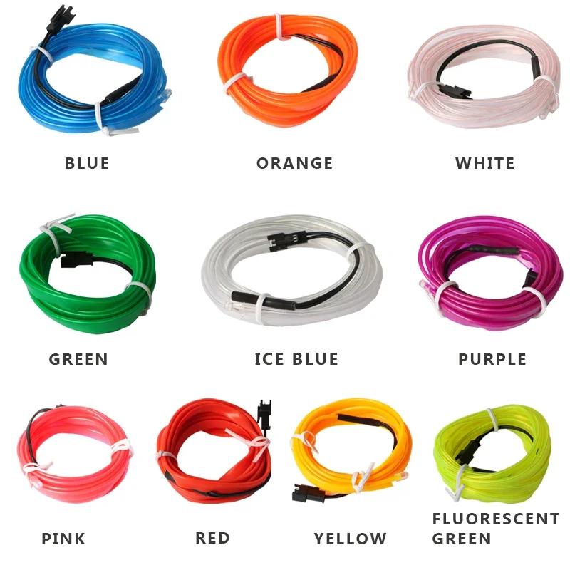 Car Accessories Ambient Light Central Control Decorative Cold Light Car Light for Auto Automotive Interior Lighting Modification