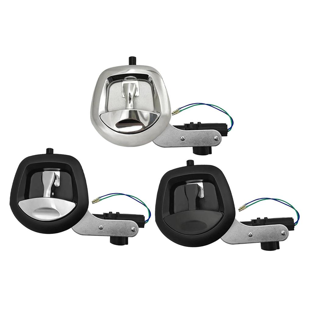RV Door Lock Home Door Handle Latch Assembly Waterproof RV Storage Lock Door Latch Handle for Cargo Hauler Trailer Car