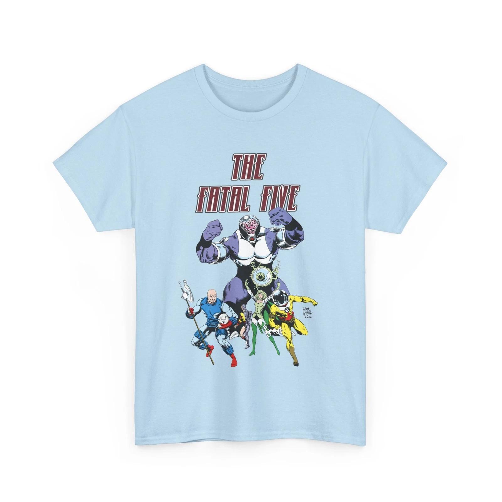 Fatal Five T-Shirt Legion of Super Heroes Villains Validus DC Comics LOSH Tee S