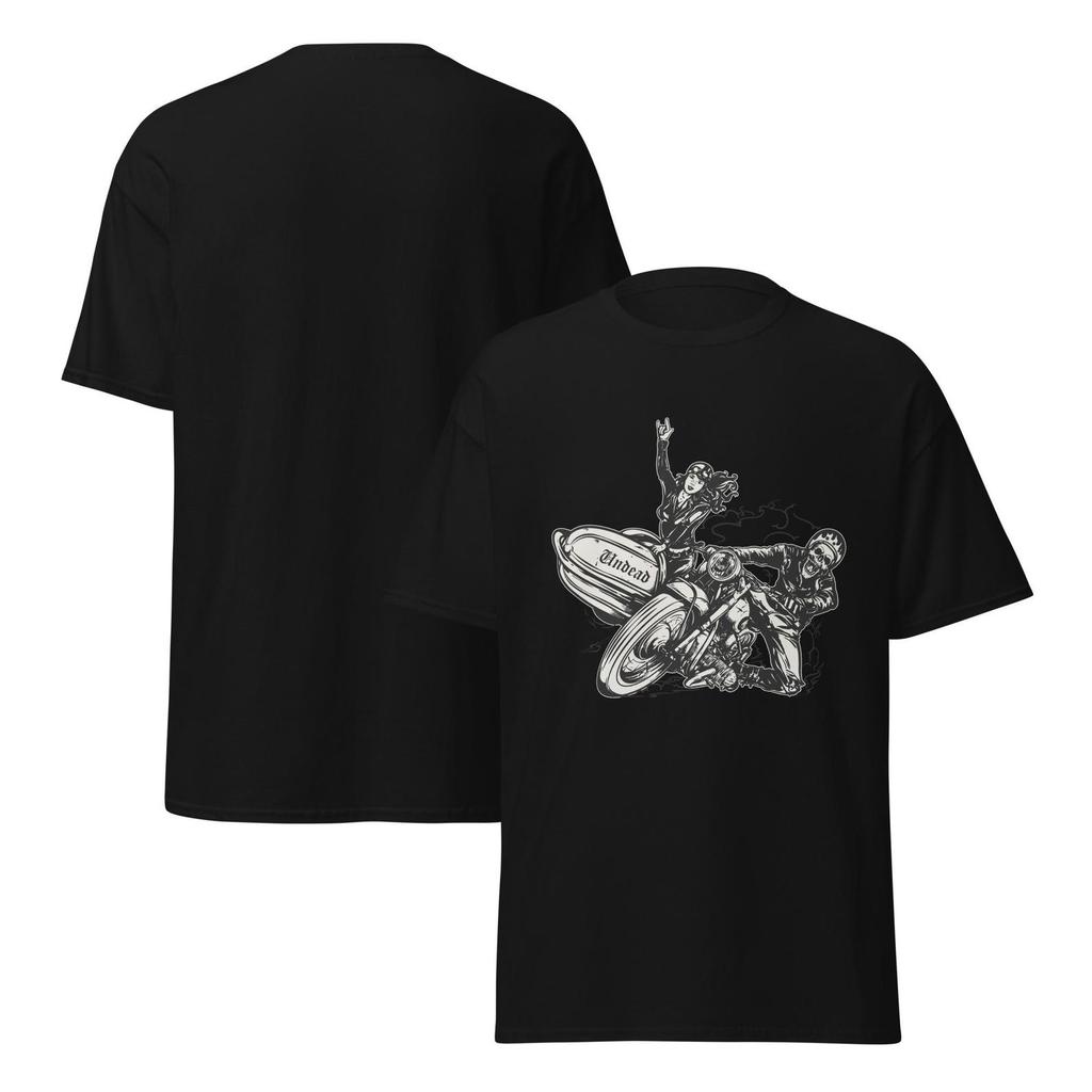 Undead Sidecar Rider Biker T-Shirt Design