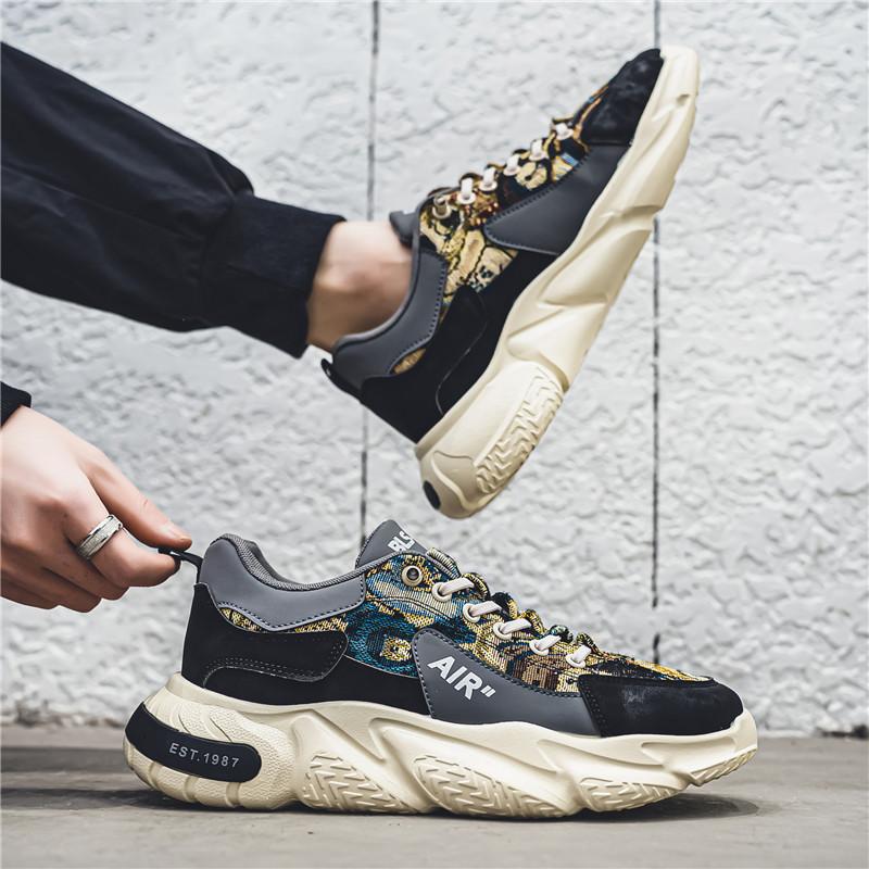 Summer Men's Breathable Thin Casual Running Shoes, Sports Mesh Shoes, Men's Versatile, Wear-resistant Thick Soled Men's Shoes