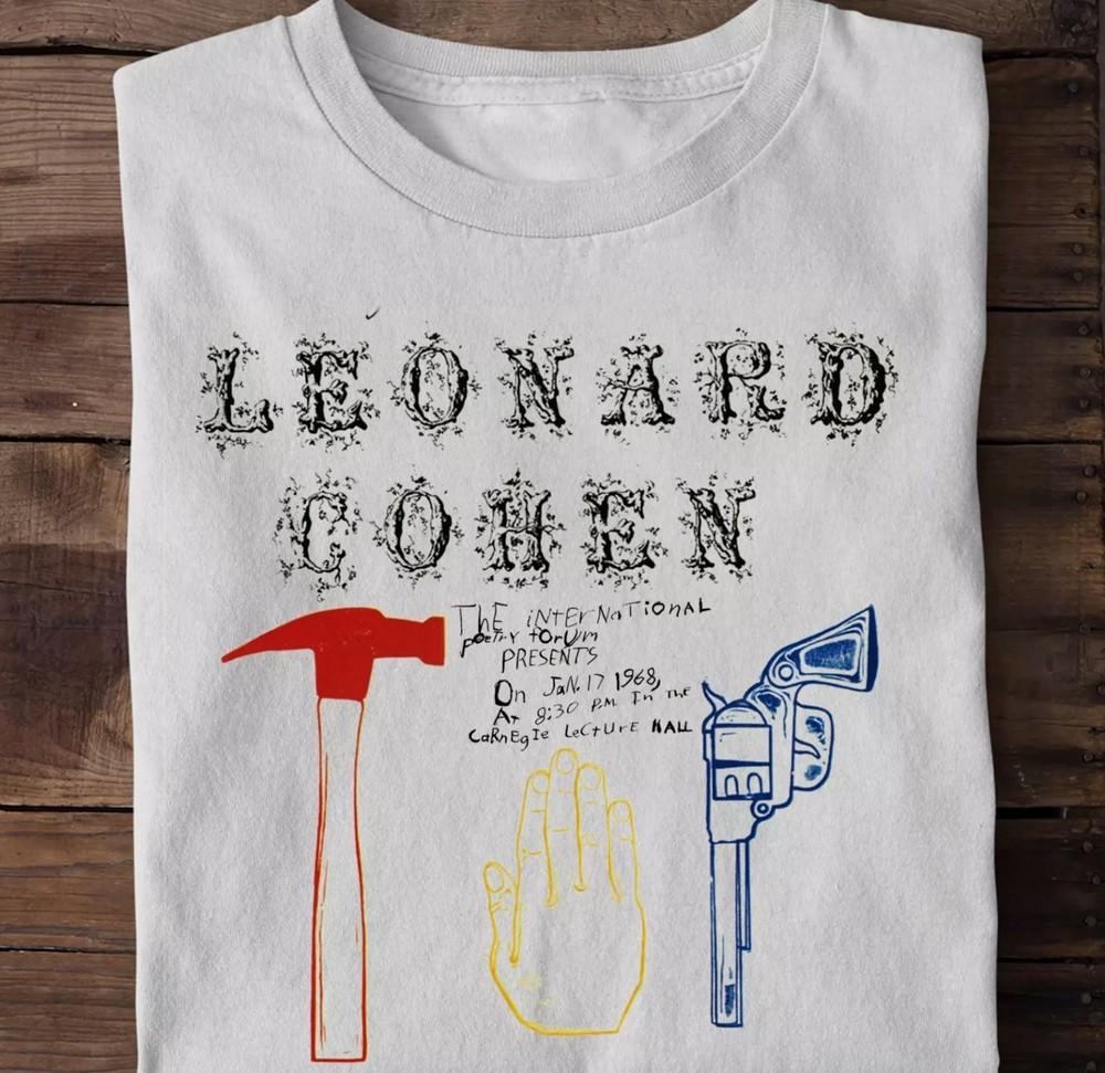 

Новая футболка Леонарда Коэна 1986 года для фаната всех размеров от S до 4XL M