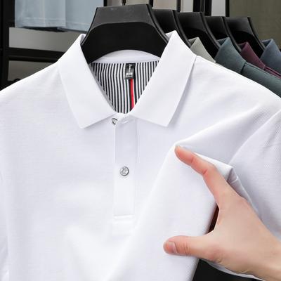 100% Pure Cotton Luxury Brand Men's Short Sleeved Autumn Fashion Luxury Fashion Boutique Design Original Top-level Golf T-shirt