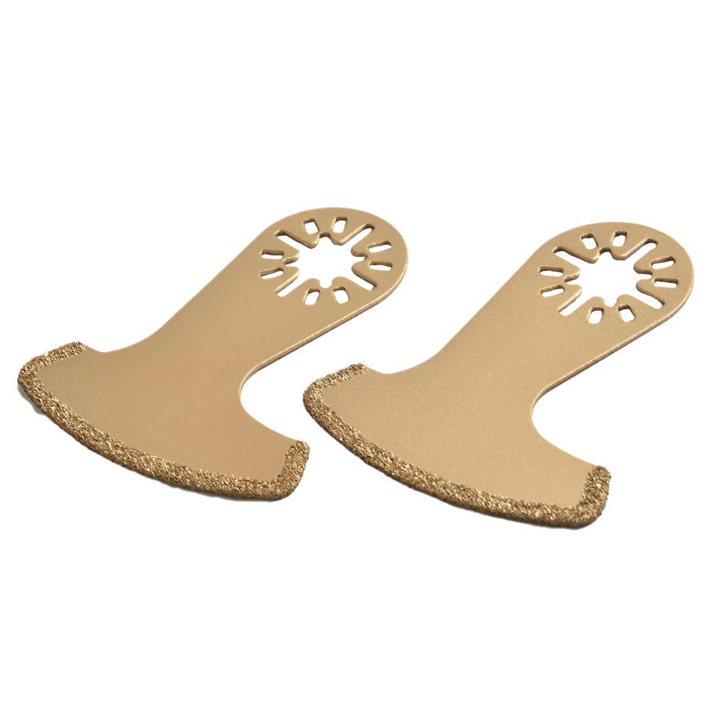2pcs Oscillating Multi Tool Diamond Carbide Segment Saw Blade Multifunction For Fein Multimaste Oscillating Tool Accessories
