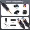 1/8in Jack 3.5mm for TRS Male To Dual XLR Female Cable Active Speaker Connection Cable Speakers