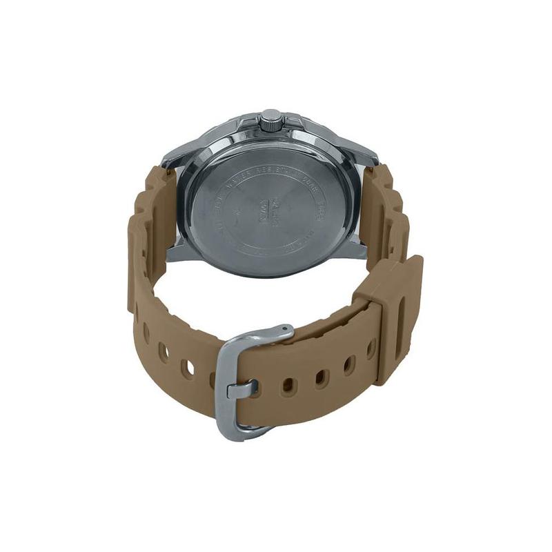 Casio 50 Meter wasserdicht Quarzwerk Harzarmband Japanische und Koreanische Uhr Herrenuhr Schwarzes Zifferblatt MTP-VD01-5EV
