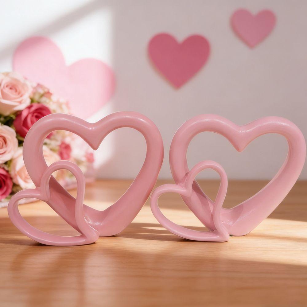 Decoration Valentine's Day Love Ornament Handicraft Heart Miniature Ornaments  Desk Decor