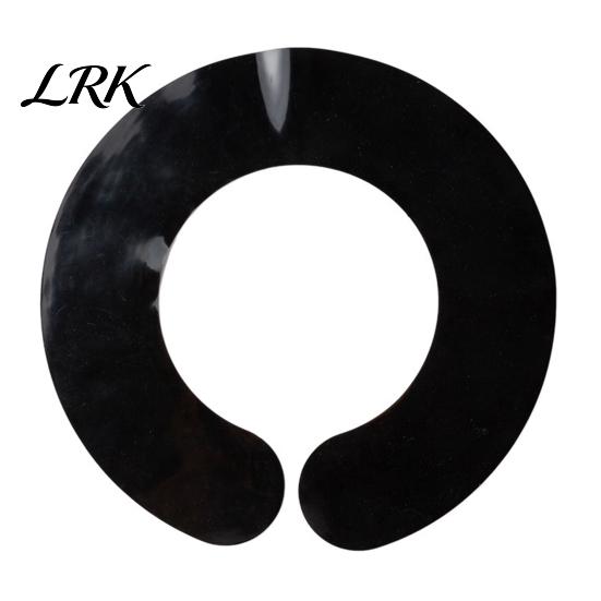 Barber Shop Supplies Silicone Hair Cutting Collar, Waterproof Haircut Neck Wrap Guard, Guard Dyeing Pad for Hairdressing Reusable Cape
