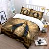 Holy Virgin Mary Pattern Bedding Set Bedding Set (1 Duvet Cover, 2 Pillowcases, Duvet Not Included)