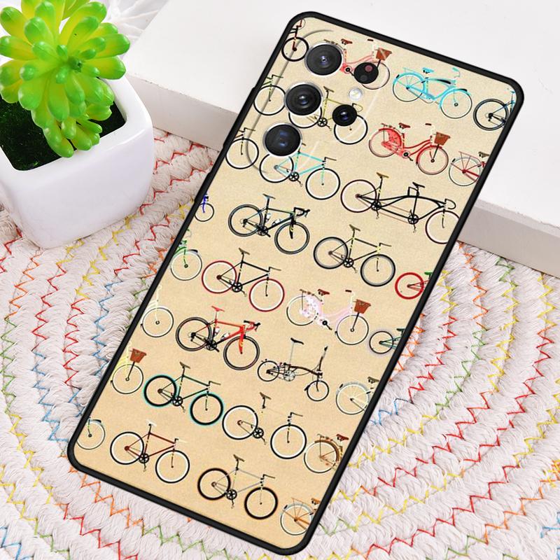 Bike Bicycle Cycling Phone Case for Samsung Galaxy Note 10 Pro S26 Ultra S23 S24 FE S25 S21 S22 PLUS Shockproof Cove