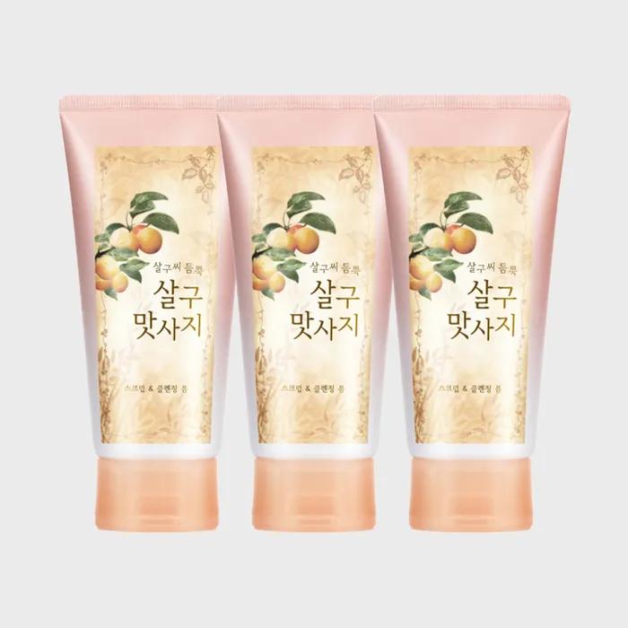 ON THE BODY _On the Body Apricot Scrub & Cleansing Foam 120g X 3