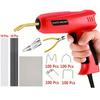 Upgraded 200W Plastic Welder, 2in1 Plastic Welding Kit Plastic Repair Welder Hot Stapler Soldering Gun Car Bumper Plastic Repair