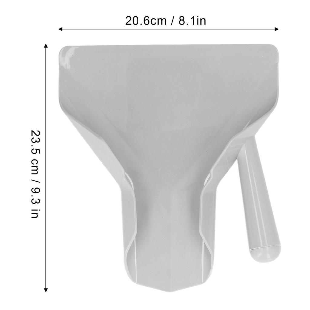 French Fry Scoop French Fries Shovel Food Grade Kitchen Utensils Non Slip Right Handle for Buffets for Hotels for Restaurants