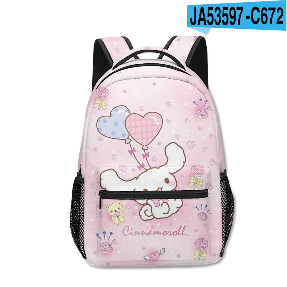 Yu Gui Dog Cinnamoroll Elementary School Anime Backpack Fully Printed Cartoon School Bag Backpack